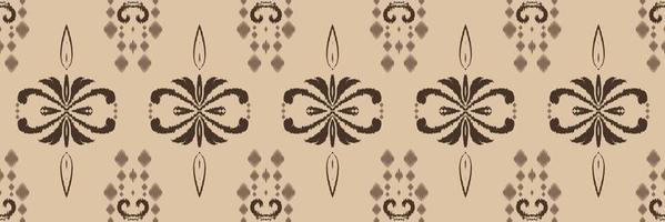 etnico ikat triangolo batik tessile senza soluzione di continuità modello digitale vettore design per Stampa saree Kurti Borneo tessuto confine spazzola simboli campioni elegante