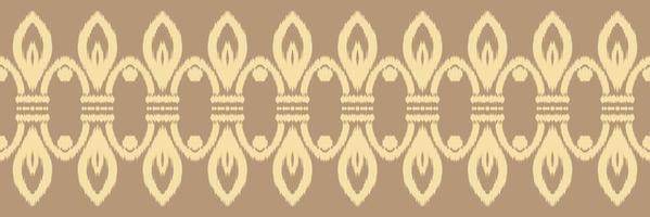 batik tessile motivo africano ikat senza soluzione di continuità modello digitale vettore design per Stampa saree Kurti Borneo tessuto confine spazzola simboli campioni festa indossare