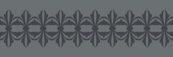 batik tessile ikat floreale senza soluzione di continuità modello digitale vettore design per Stampa saree Kurti Borneo tessuto confine spazzola simboli campioni progettista