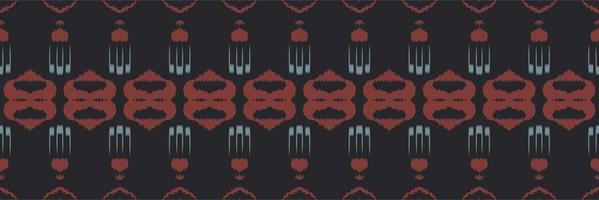 ikat struttura tribale Africa senza soluzione di continuità modello. etnico geometrico ikkat batik digitale vettore tessile design per stampe tessuto saree Mughal spazzola simbolo andane struttura Kurti kurtis kurtas