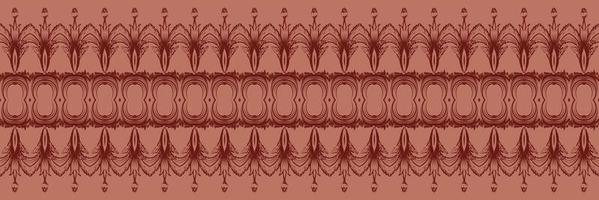batik tessile ikkat o ikat stampe senza soluzione di continuità modello digitale vettore design per Stampa saree Kurti Borneo tessuto confine spazzola simboli campioni elegante