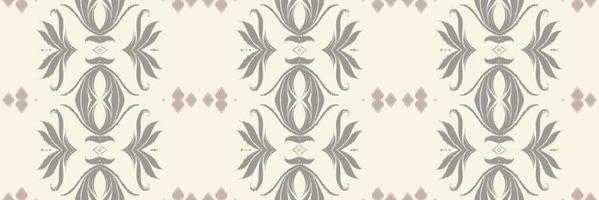 batik tessile etnico ikat banda senza soluzione di continuità modello digitale vettore design per Stampa saree Kurti Borneo tessuto confine spazzola simboli campioni cotone