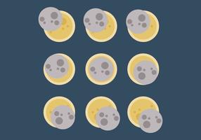 Icone di Eclipse solare vettore