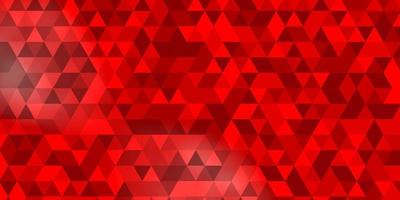 modello vettoriale rosso chiaro con stile poligonale.