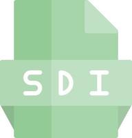 sdi file formato icona vettore