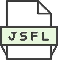 jsfl file formato icona vettore