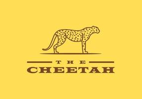 il ghepardo logo è adatto come un' azienda simbolo. vettore