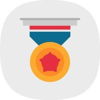 oro medaglia vettore icona design
