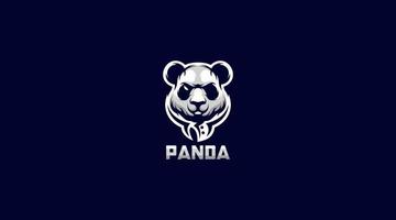 panda vettore logo design illustrazione bellissimo simbolo