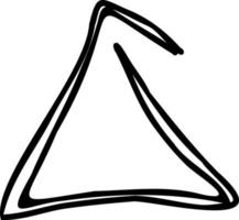 triangolo astratto telaio. vettore