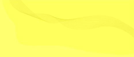 giallo sfondo con geometrico ondulato linea vettore