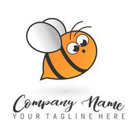carino personaggio di miele ape Immagine grafico icona logo design astratto concetto vettore scorta. può essere Usato come un' simbolo relazionato per animale o divertente