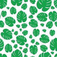 verde tropicale foglia tessuto senza soluzione di continuità modello vettore