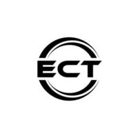 ecc lettera logo design nel illustrazione. vettore logo, calligrafia disegni per logo, manifesto, invito, eccetera.