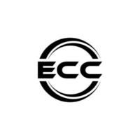 ecc lettera logo design nel illustrazione. vettore logo, calligrafia disegni per logo, manifesto, invito, eccetera.