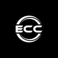 ecc lettera logo design nel illustrazione. vettore logo, calligrafia disegni per logo, manifesto, invito, eccetera.