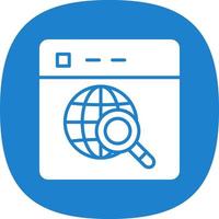 sito web ricerca vettore icona design