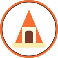 nubiano piramidi vettore icona design