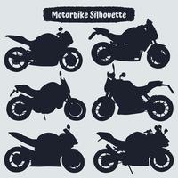 collezione di moderno motocicletta sagome vettore