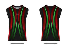 pallacanestro maglia serbatoio superiore sport illustrazione vettore