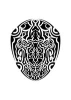 polinesiano tatuaggio polso manica tribale modello avambraccio. etnico modello ornamenti vettore. vettore