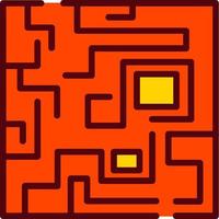 labirinto vettore icona