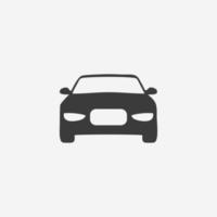 macchina, automobile icona vettore isolato. gara, auto, trasporto, veicolo simbolo cartello