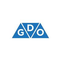 dgo credito riparazione contabilità logo design su bianca sfondo. dgo creativo iniziali crescita grafico lettera logo concetto. dgo attività commerciale finanza logo design. vettore