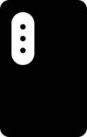 illustrazione vettoriale della fotocamera mobile su uno sfondo simboli di qualità premium. icone vettoriali per il concetto e la progettazione grafica.