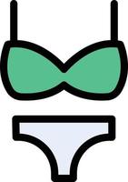 bikini vettore illustrazione su un' sfondo.premio qualità simboli.vettore icone per concetto e grafico design.