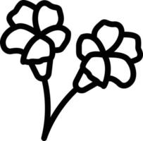 illustrazione vettoriale di fiori su uno sfondo. simboli di qualità premium. icone vettoriali per il concetto e la progettazione grafica.