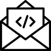 codifica e-mail vettore illustrazione su un' sfondo.premio qualità simboli.vettore icone per concetto e grafico design.
