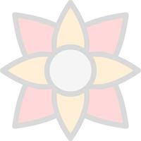 disegno dell'icona di vettore del fiore