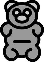 gommoso orso vettore icona design