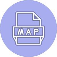 carta geografica file formato icona vettore