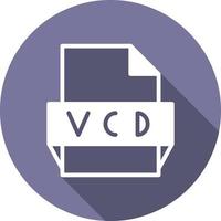 vcd file formato icona vettore