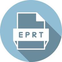 eprt file formato icona vettore