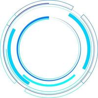 Tech cerchio decorativo vettore design elemento