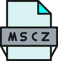 mscz file formato icona vettore