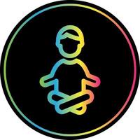 yoga vettore icona design