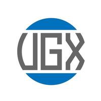 vgx lettera logo design su bianca sfondo. vgx creativo iniziali cerchio logo concetto. vgx lettera design. vettore