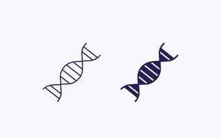 dna vettore illustrazione icona