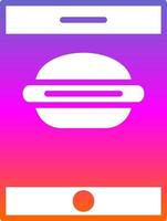 cibo applicazione vettore icona design