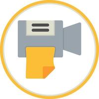 icona piatta della fotocamera di pulizia vettore