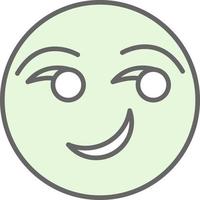 sorridendo viso vettore icona design