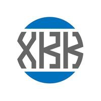 xkk lettera logo design su bianca sfondo. xkk creativo iniziali cerchio logo concetto. xkk lettera design. vettore