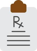 prescrizione vettore icona design