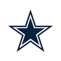 dallas cowboy logo su trasparente sfondo vettore