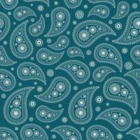 senza soluzione di continuità paisley modello ornamento bandana Stampa. seta collo sciarpa o fazzoletto astratto modello design vettore