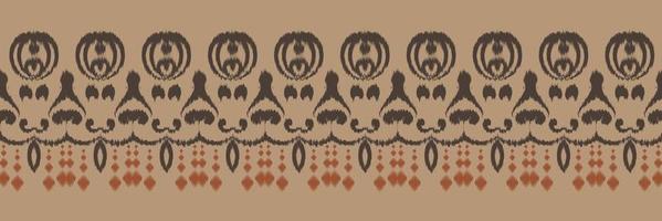batik tessile ikat azteco senza soluzione di continuità modello digitale vettore design per Stampa saree Kurti Borneo tessuto confine spazzola simboli campioni cotone